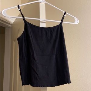 Black, Crop tank top. Forever 21